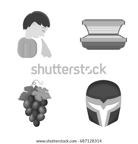 business, commerce, medicine and other web icon in monochrome style. mask, Superman, cinematography icons in set collection.