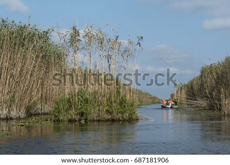 Canal in the Danube Delta, Romania