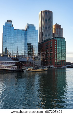 Boston Docks.
