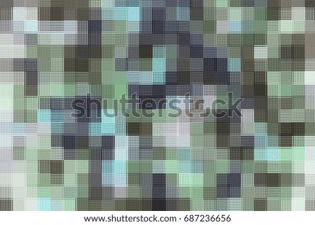 abstract of colorful mosaic block for background used