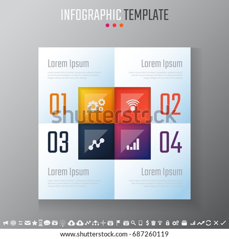 Infographics Design Template,Vector Illustration