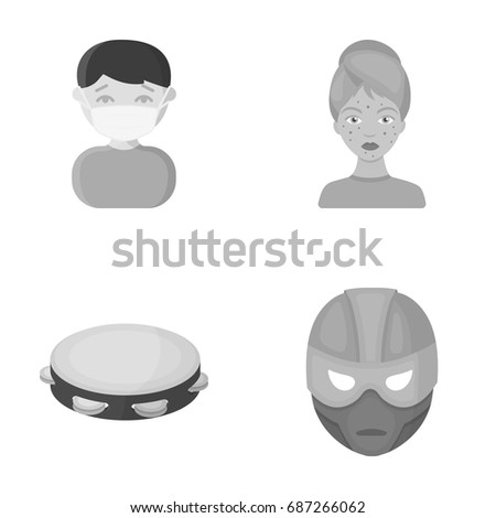 business, medicine, education and other web icon in monochrome style., mask, Superman, cinematography, icons in set collection.