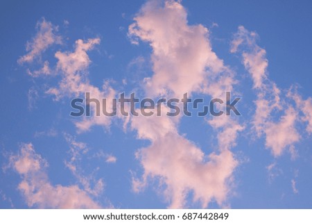 Clouds in sky