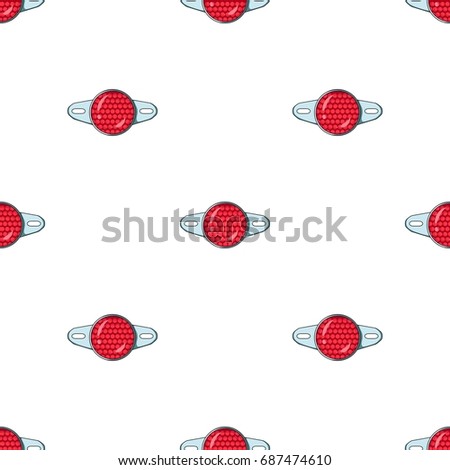 Reflector for cyclists. Icon for better visibility on the road.Cyclist outfit single icon in cartoon style vector symbol stock illustration.