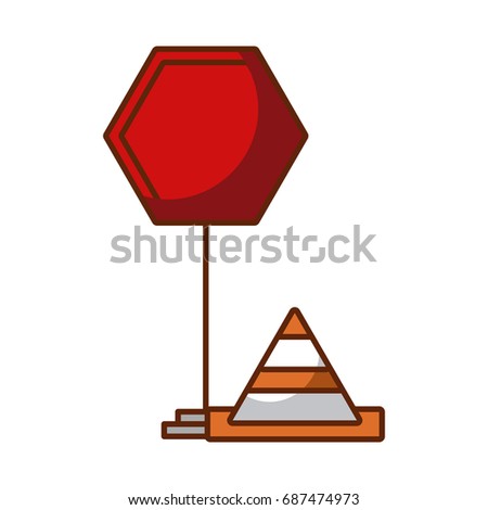 traffic signal with cone