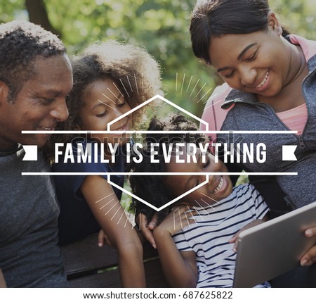 Family Time Quality Moment Word Graphic Banner