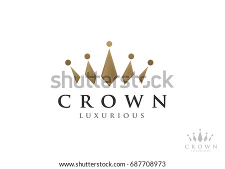 Crown Logo Vector Template