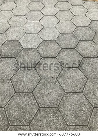 Brick floor
