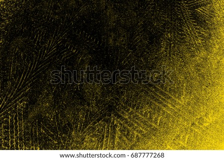 Gold with black color texture pattern abstract background can be use as wall paper screen saver brochure cover page or for presentation background also have copy space for text.
