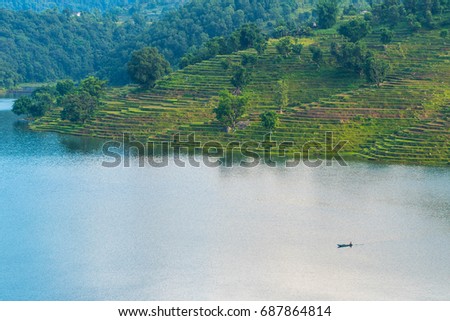 Begnas lake in Nepal