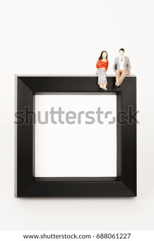 Empty photo frame