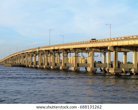 Bradenton Bridge in Bradenton, Florida near Tampa