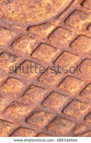 Old iron background with rusty pattern texture