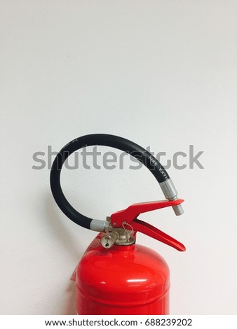 Red Fire extinguisher - Background - Texture (Pesaro, Italy)