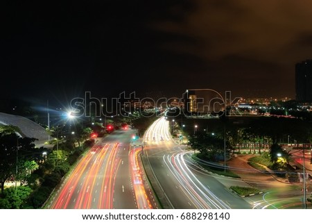  Long exposure photography in Singapore on the road