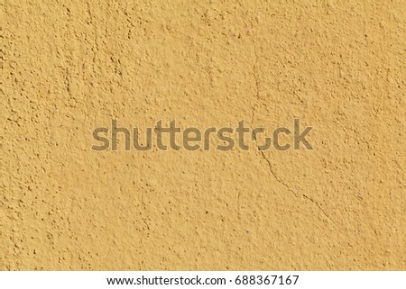 Yellow concrete  wall texture for background