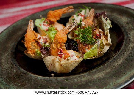 Shrimps tacos