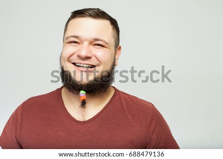 happy man with beard clips