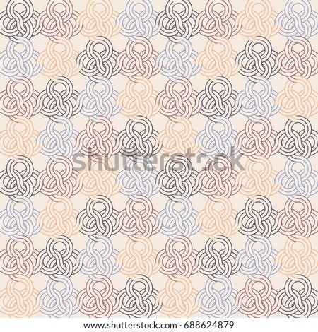 Vintage seamless pattern and background for web and mobile applications in vector