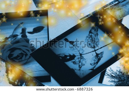 Photo Album with copy space. Great details!