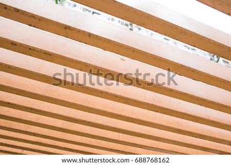 Orange Steel ceiling