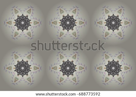 Raster illustration. Pattern with snowflakes.raster christmas abstract colorful background with falling snowflake.