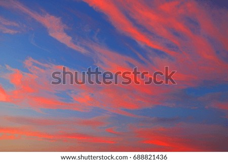 colorful cloud in the sky