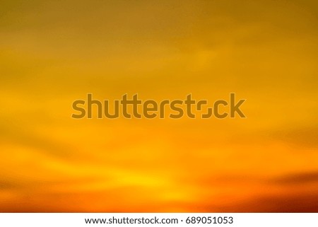 Abstract blurred beautiful nature sky sunset background.picture for add text or art work design.