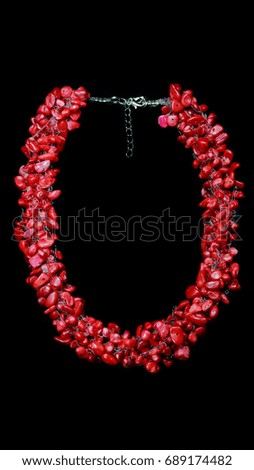 Handmade natural beads necklace 