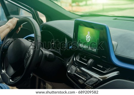 car computer monitor system, Child Safety Seat alarm