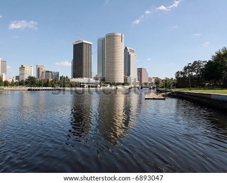 A view of the skyline of Tampa Florida