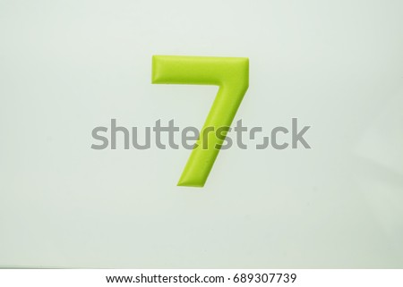 green number 7
