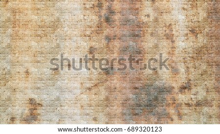 Wall fire brick wall texture grunge background with vignetted corners, may use to interior design