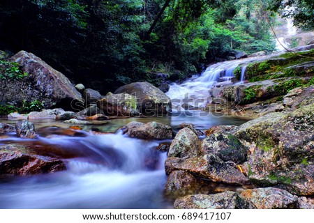 Landscape photo, Silver Waterfalls & Love Waterfalls
