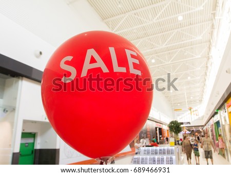 Sale at the mall