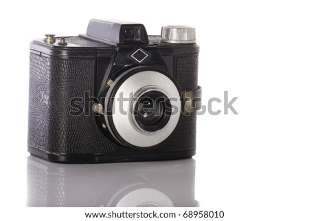 Image of an old photo camera