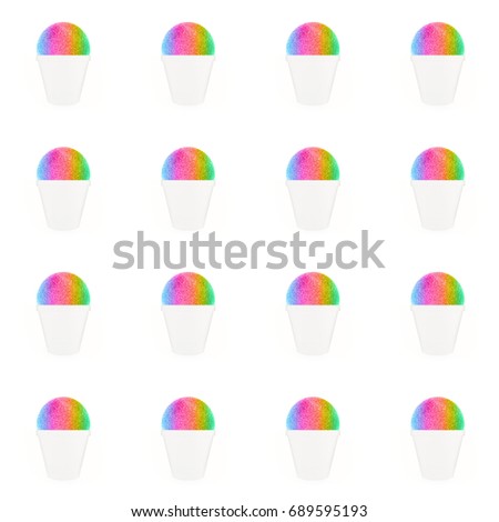 Snow Cones, Shaved Ice - background