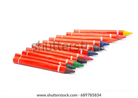 assortment of coloured pencils
