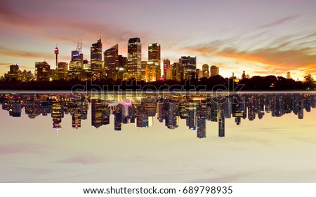 Montage of Vancouver and Sydney Skylines