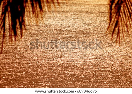 Abstract  Bokeh of wave on the sea