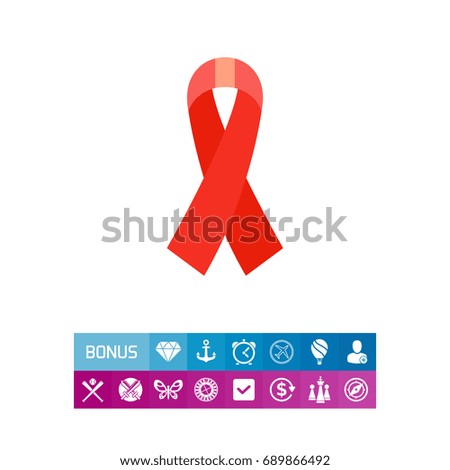 World cancer sign icon