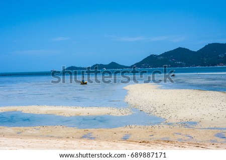 Adamant sea cost, paradise beach 