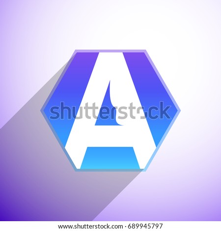 Letter A logo icon design.