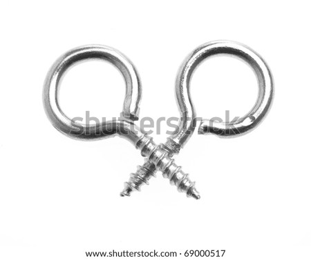 metal spike isolated on a white background