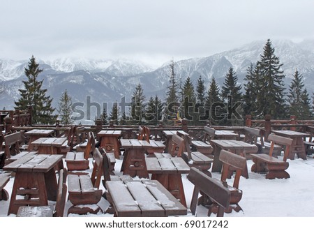 View from Gubalowka -Tatra Mountains Poland