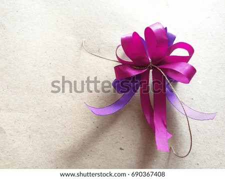 pink and purple  ribbon