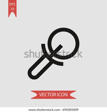 Pizza cutter vector icon, illustration symbol