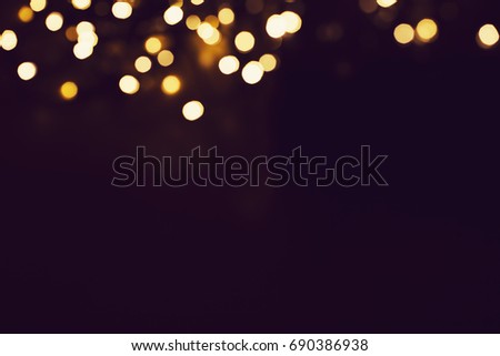 Blurred christmas lights