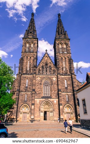 Prague - Vyšehrad (Basilica of St Peter and St Paul)