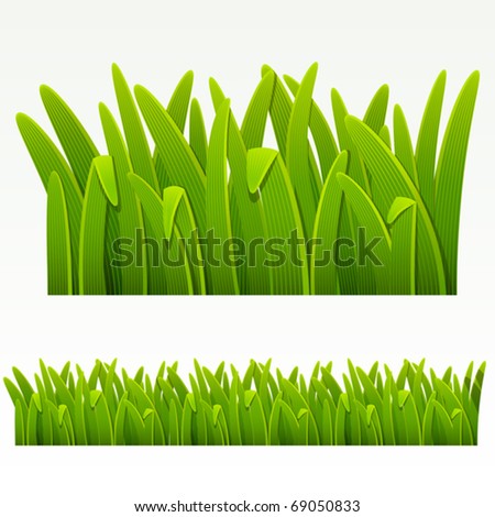  Grass green border.(can be repeated and scaled in any size)